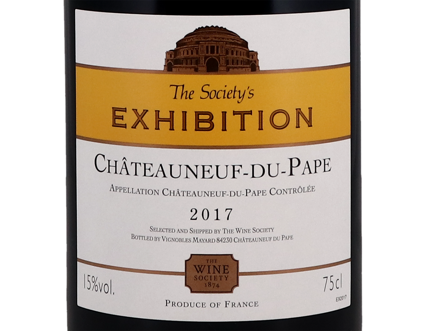 The Society's Exhibition Chateauneuf du Pape 2017