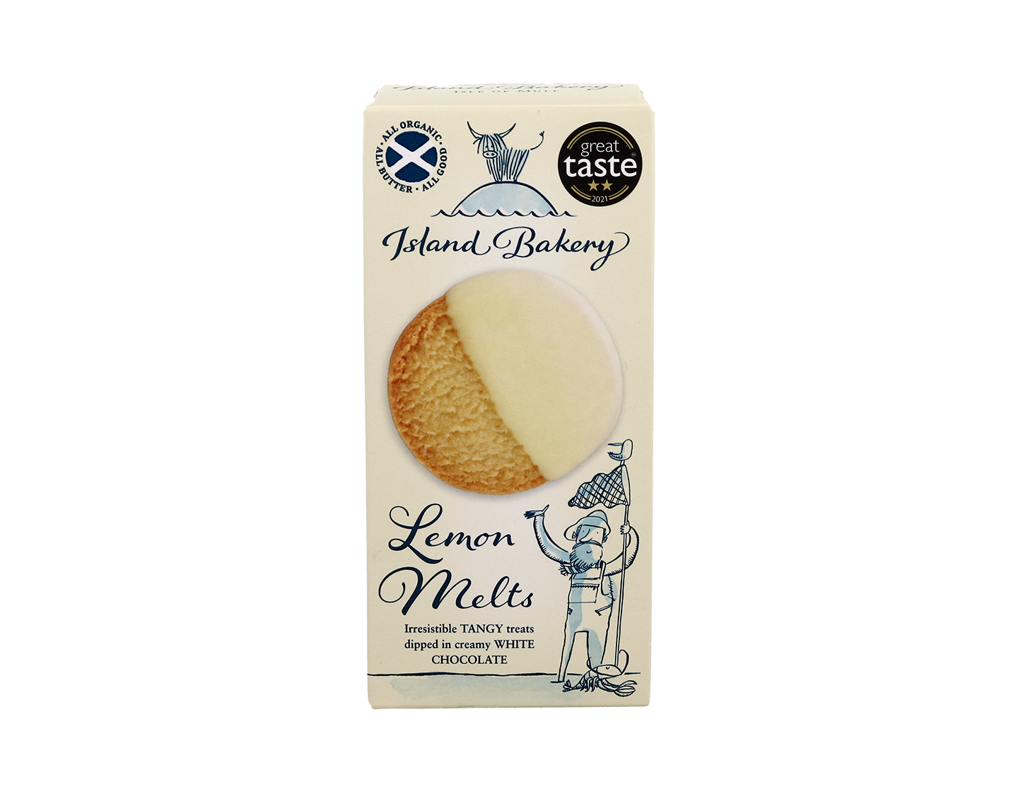 Island Bakery Lemon Melts Dipped in White Chocolate 133g