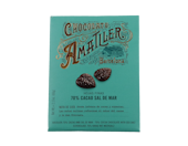 Amatller Salted 70% Dark Chocolate Leaves 60g