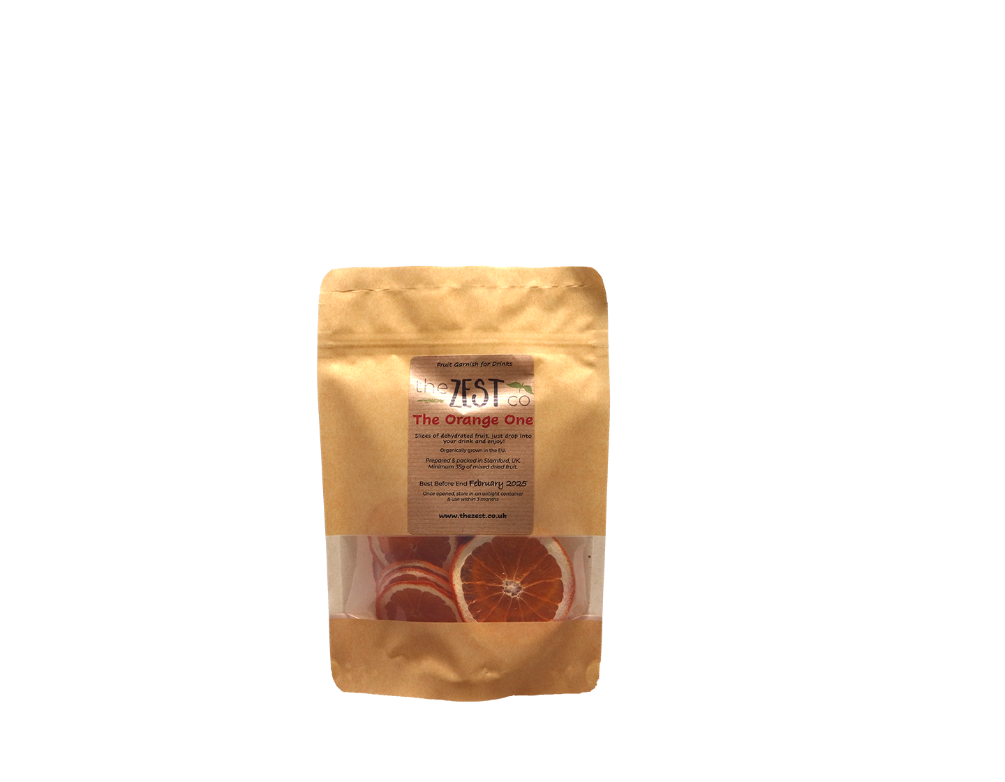 The Zest CoThe Orange One Slices of dehydrated fruit