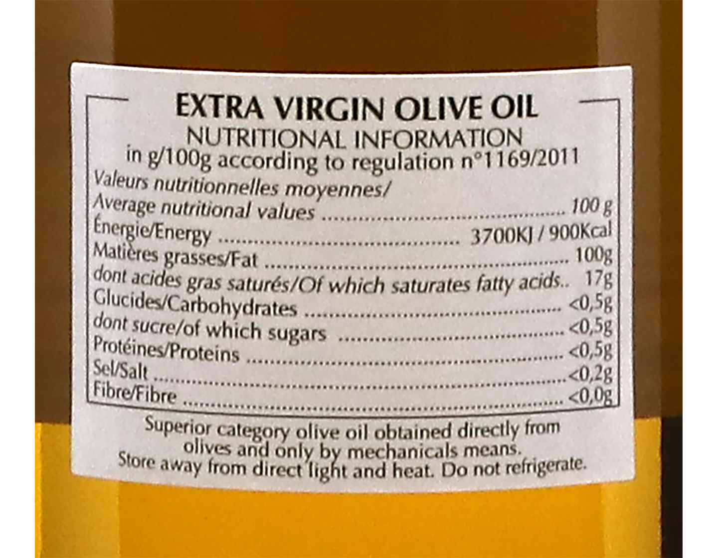Litre of Soulas Extra Virgin Olive Oil 100cl