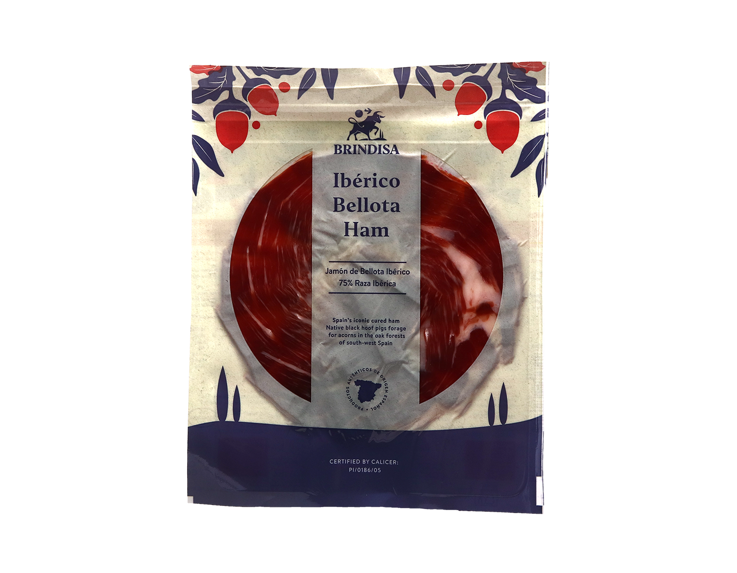 Brindisa Ibérico Bellota Hand-Carved Jamon Pack 50g