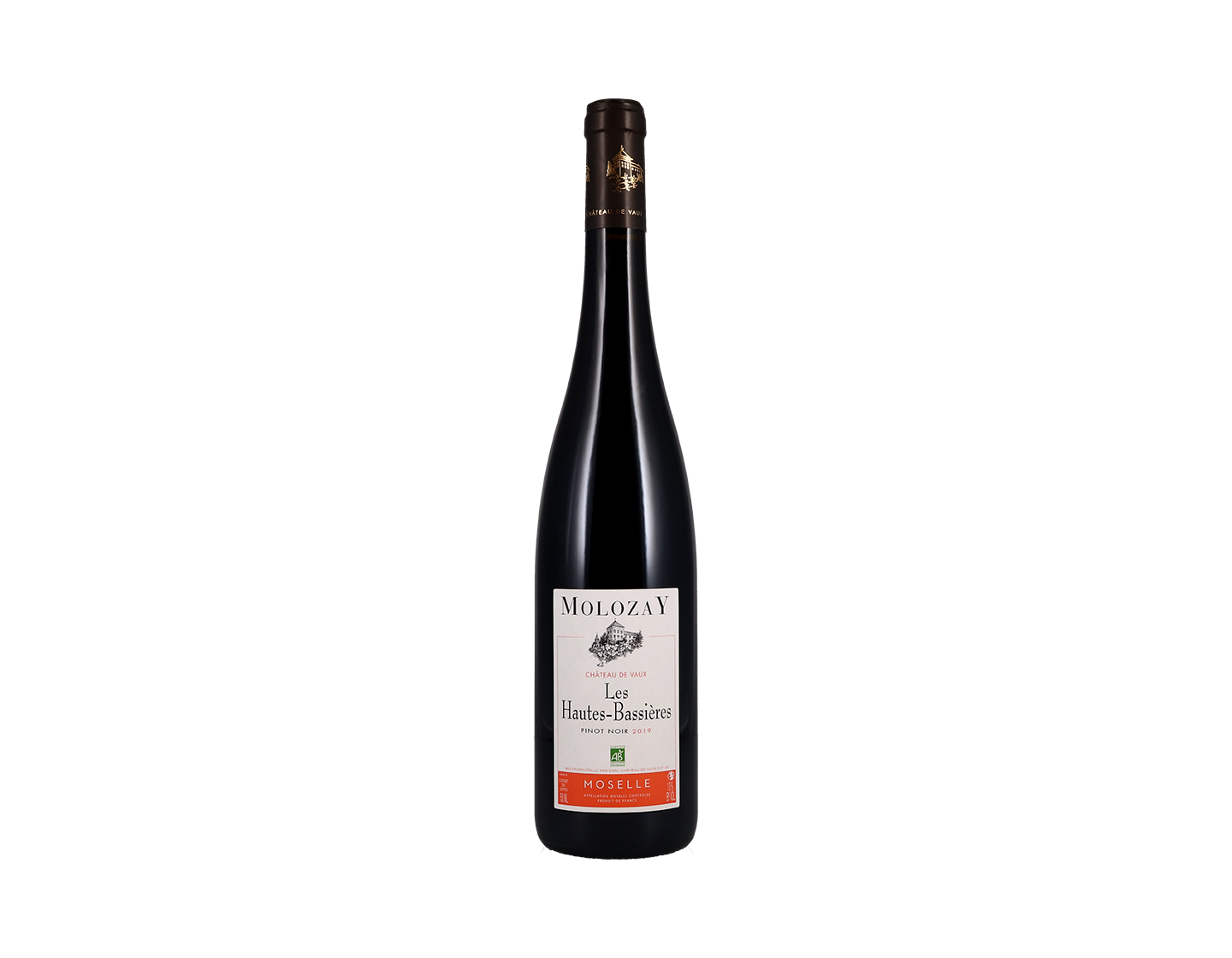 Moselle Les Hautes Bassieres ORGANIC Pinot Noir Ch de Vaux 2018