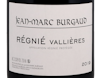 Domaine Jean Marc Burgaud Regnie Vallieres 2019 view 2