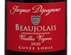 Beaujolais Les Pierres Dorees Louis Depagneux 2020 view 2