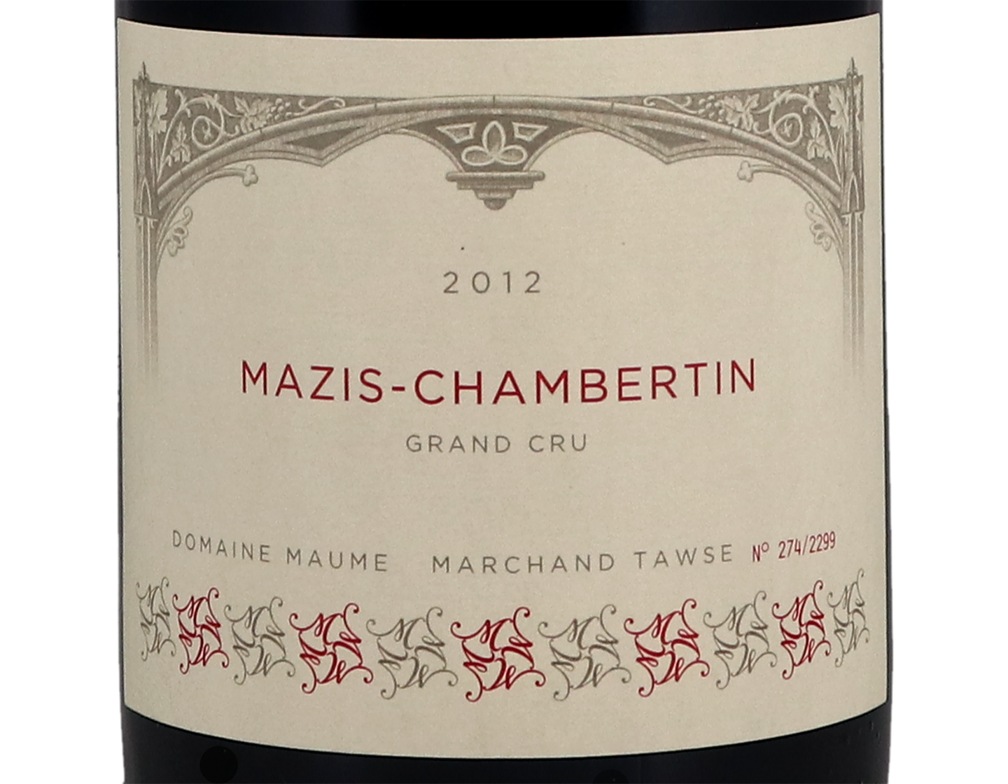 Domaine Maume Tawse Mazis Chambertin GC 2012