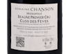 Domaine Chanson, Beaune Premier Cru Clos des Fèves 2012 view 3