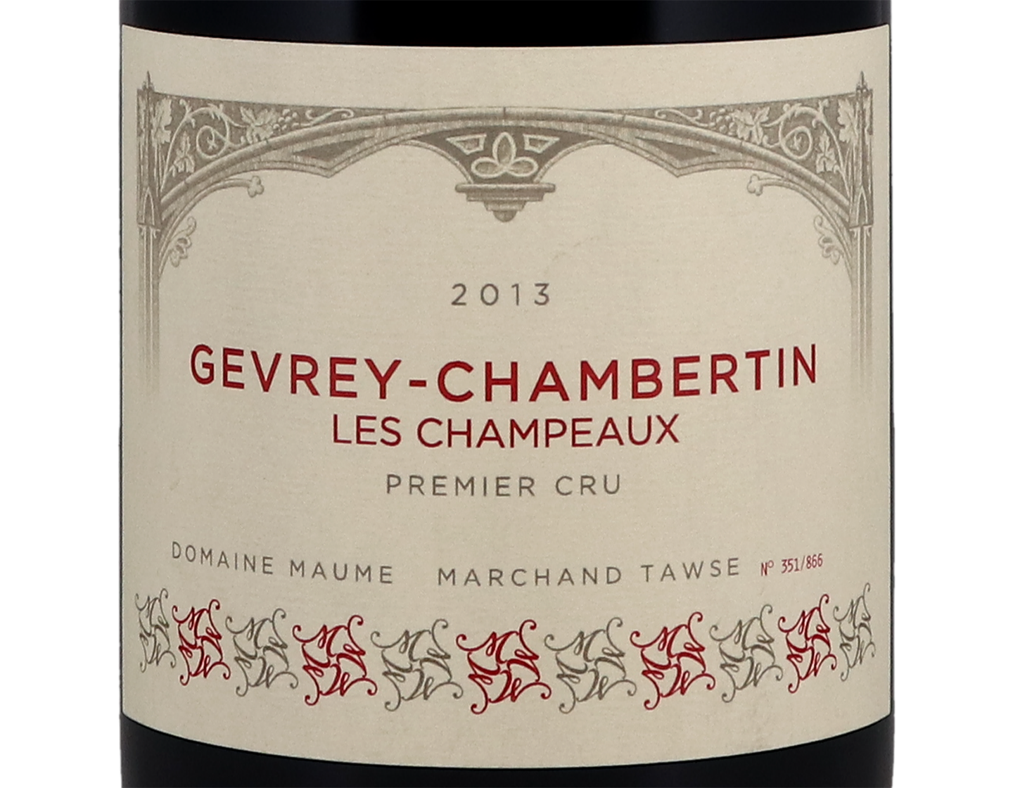 Domaine Maume Tawse Gevrey Chambertin PC Champeaux 2013