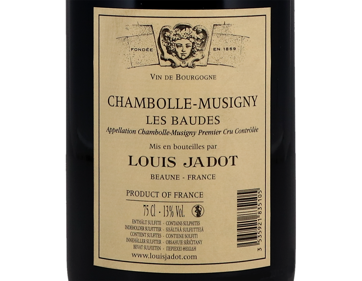 Louis Jadot, Chambolle-Musigny Premier Cru Les Baudes (Domaine Gagey) 2013