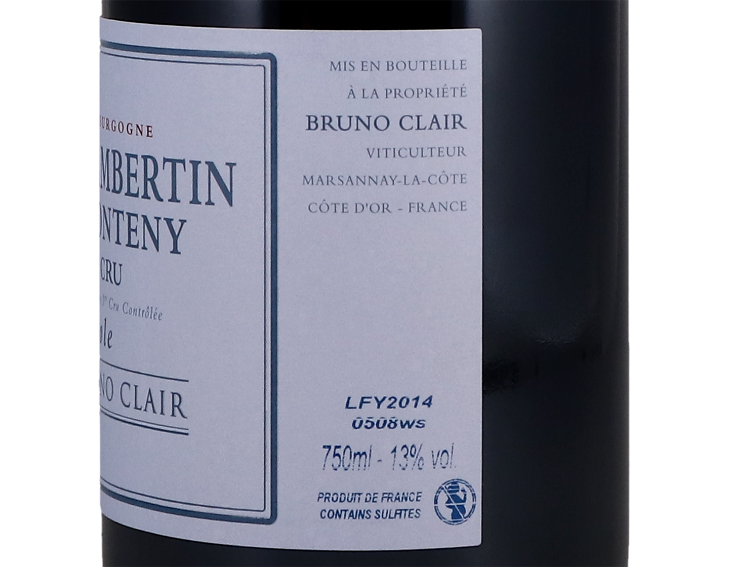 Domaine Bruno Clair Gevrey Chambertin PC Clos du Fonteny 2014