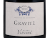 Jean Marc Vincent Santenay Rouge Gravite 2013 view 2