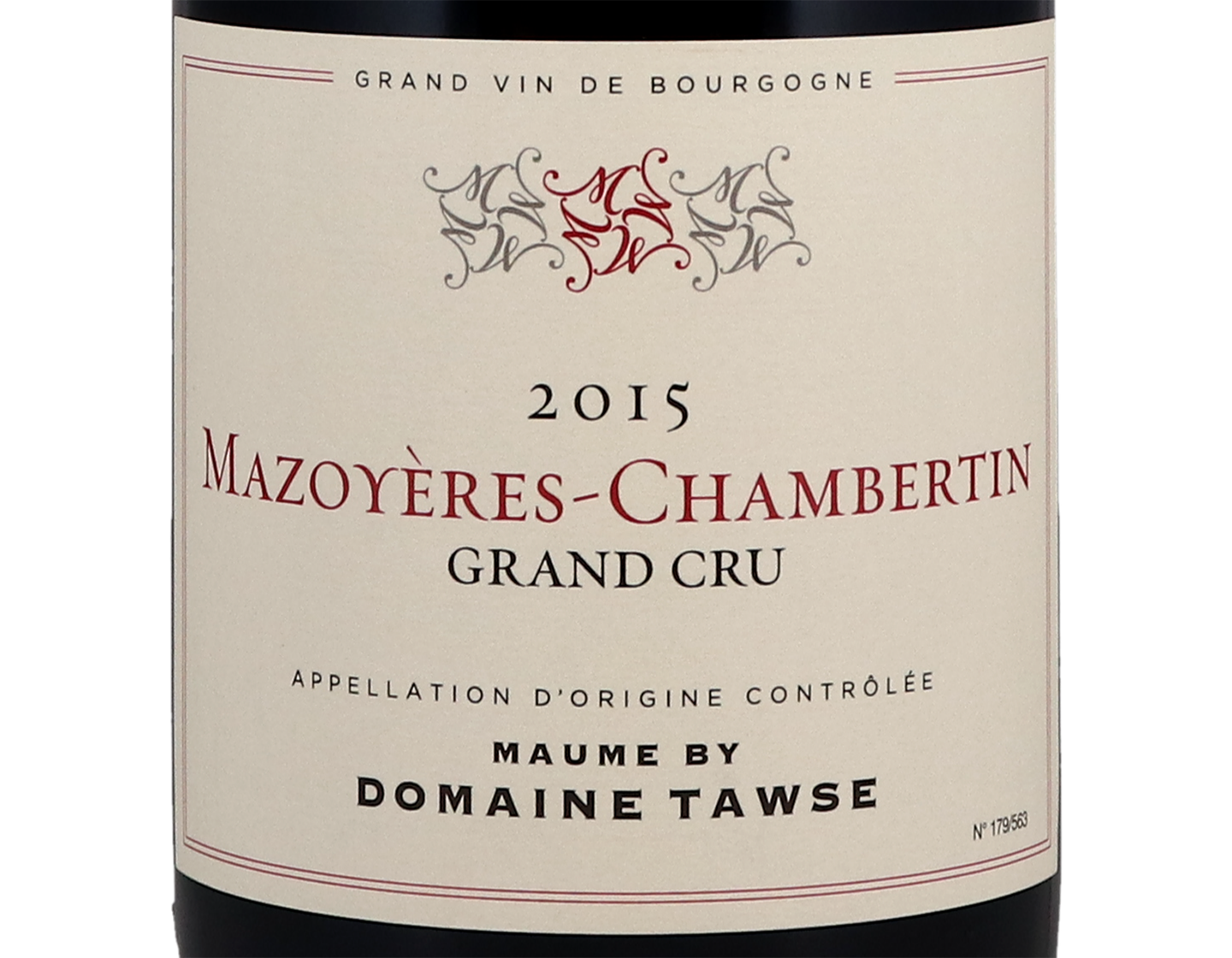Domaine Tawse Mazoyeres Chambertin GC 2015