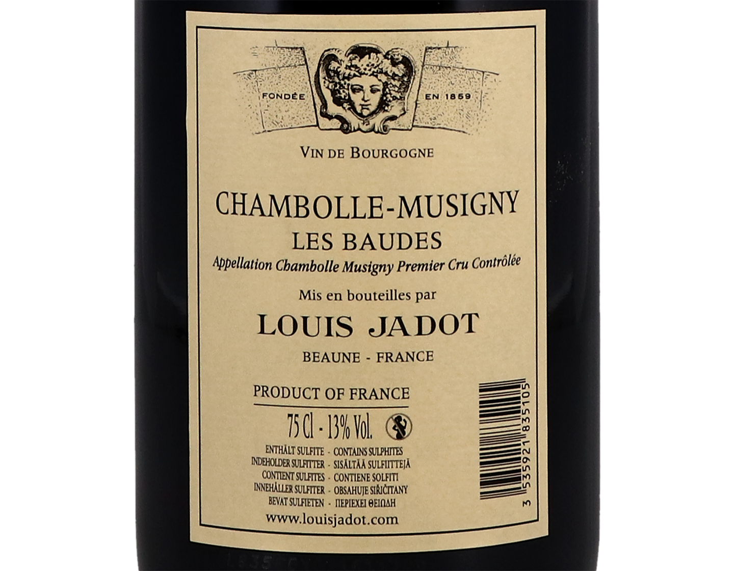 Louis Jadot Chambolle Musigny PC Les Baudes (Gagey) 2016