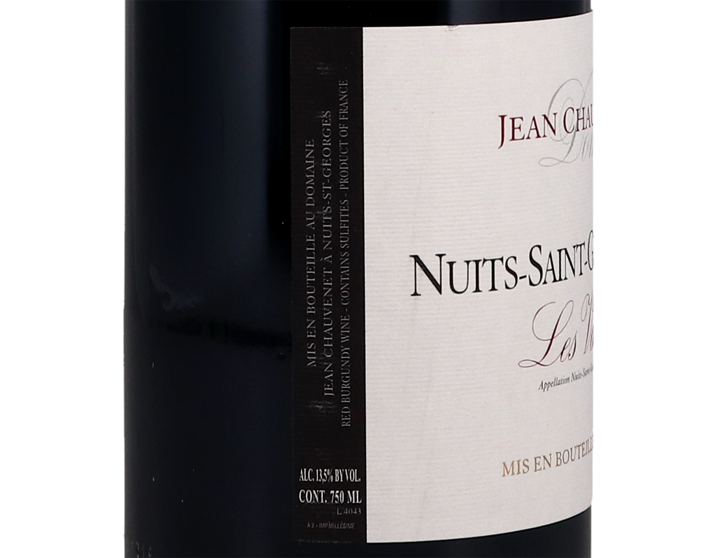 Domaine Jean Chauvenet Nuits St Georges PC Vaucrains 2016