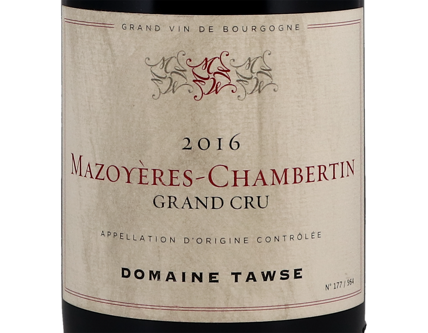 Domaine Tawse Mazoyeres Chambertin GC 2016