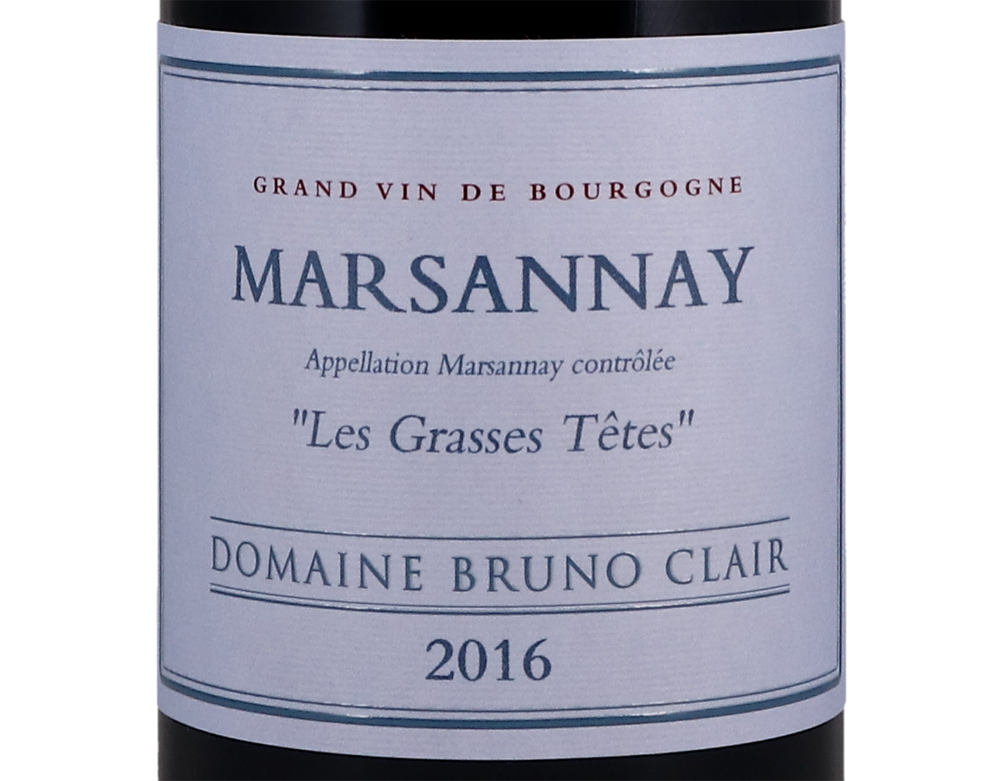 Domaine Bruno Clair Marsannay Grasses Tetes 2016