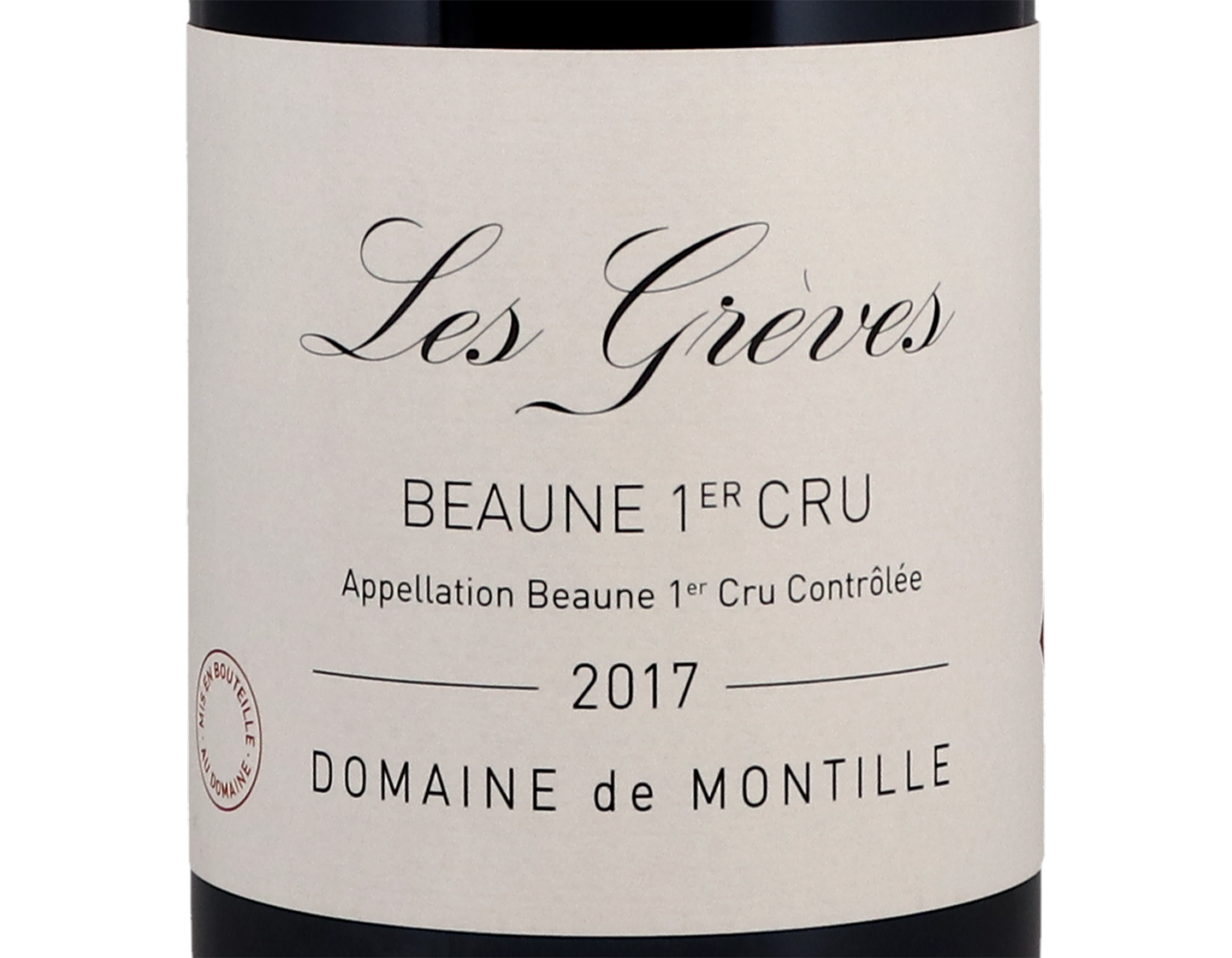 Domaine de Montille Beaune PC Greves 2017