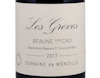 Domaine de Montille Beaune PC Greves 2017 view 2