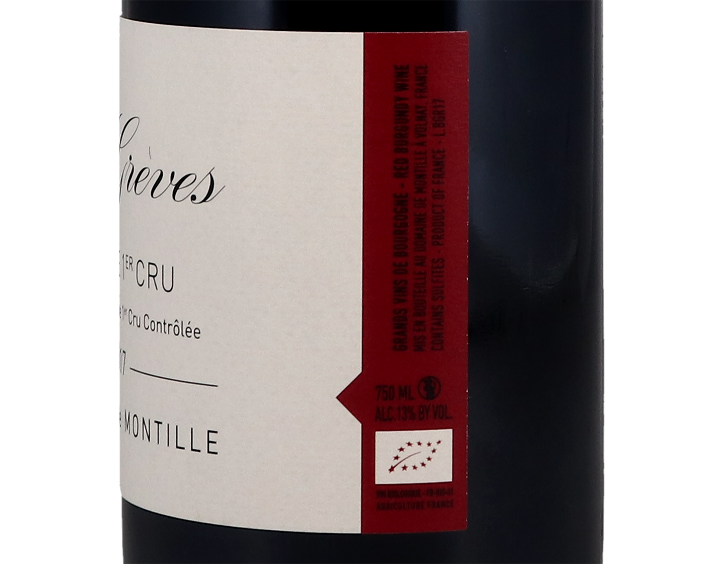 Domaine de Montille Beaune PC Greves 2017