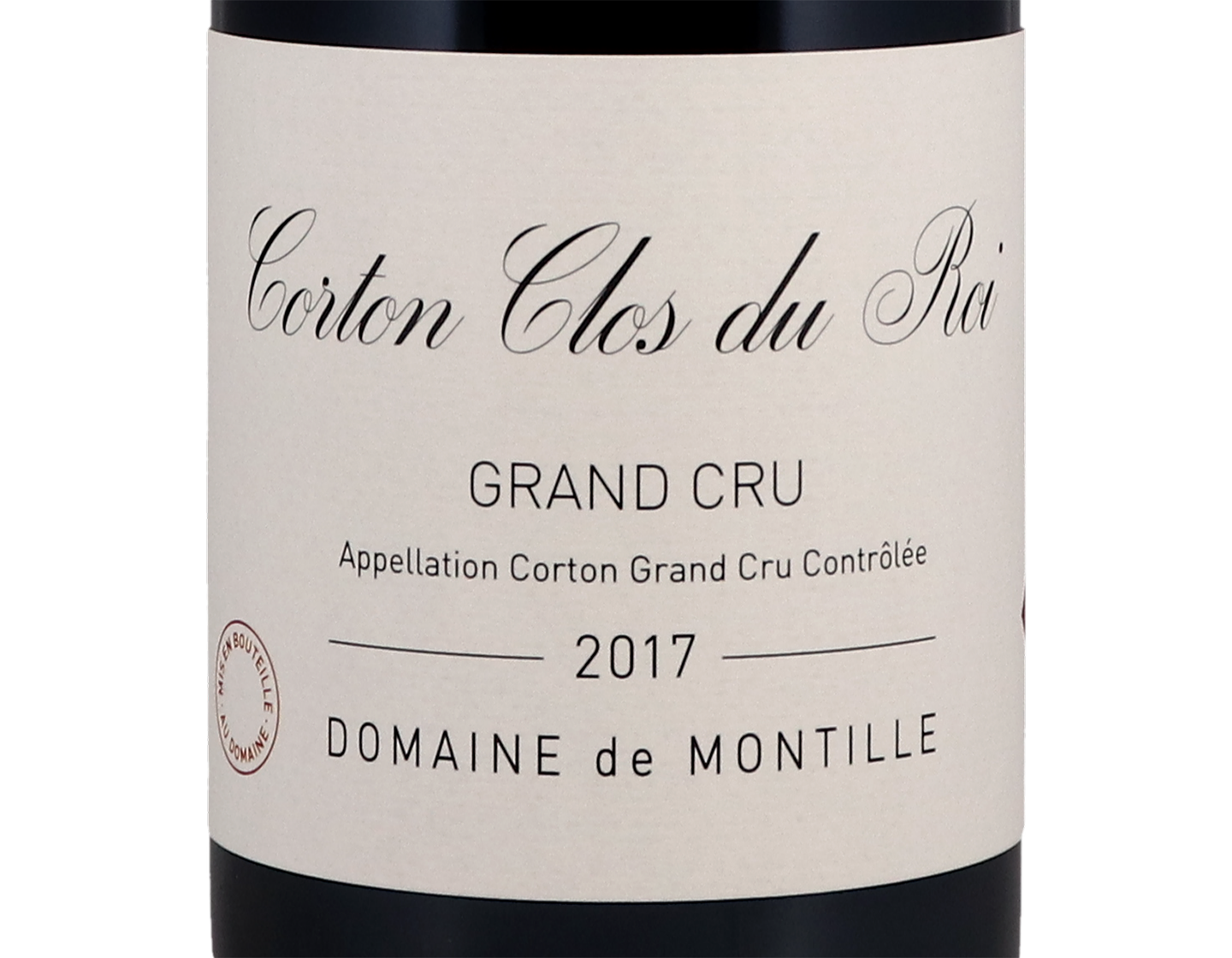 Domaine de Montille Corton GC Clos de Roi 2017
