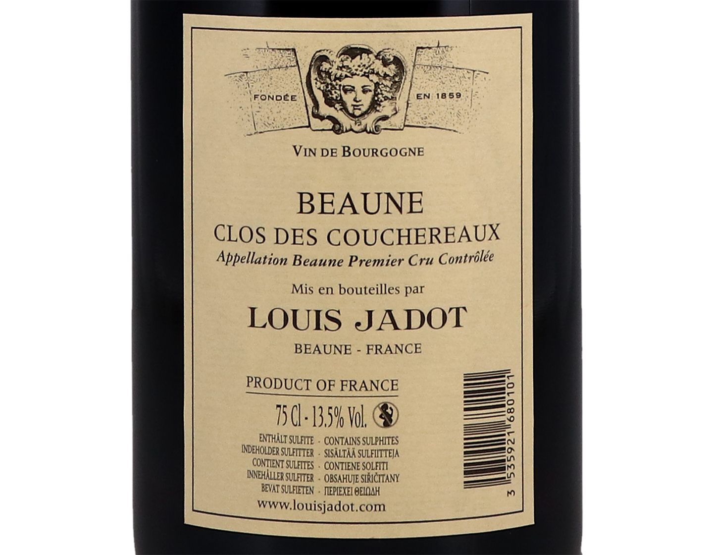 Louis Jadot Beaune PC Clos des Couchereaux Heritiers 2017