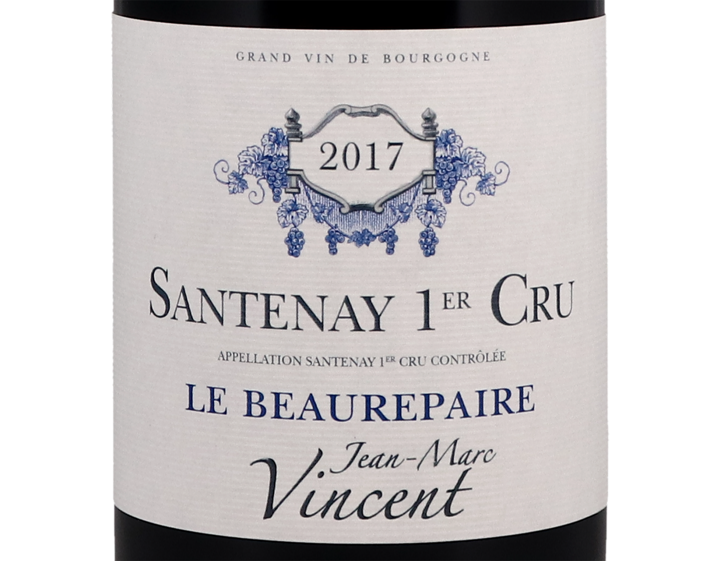 Jean Marc Vincent Santenay PC Beaurepaire Rouge 2017