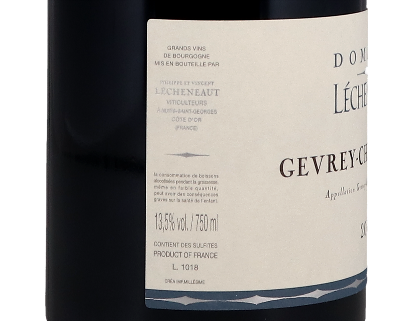 Dom Lecheneaut Gevrey Chambertin 2018