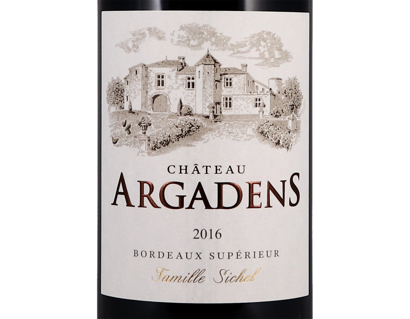 Ch Argadens Rouge Bordeaux Superieur 2016
