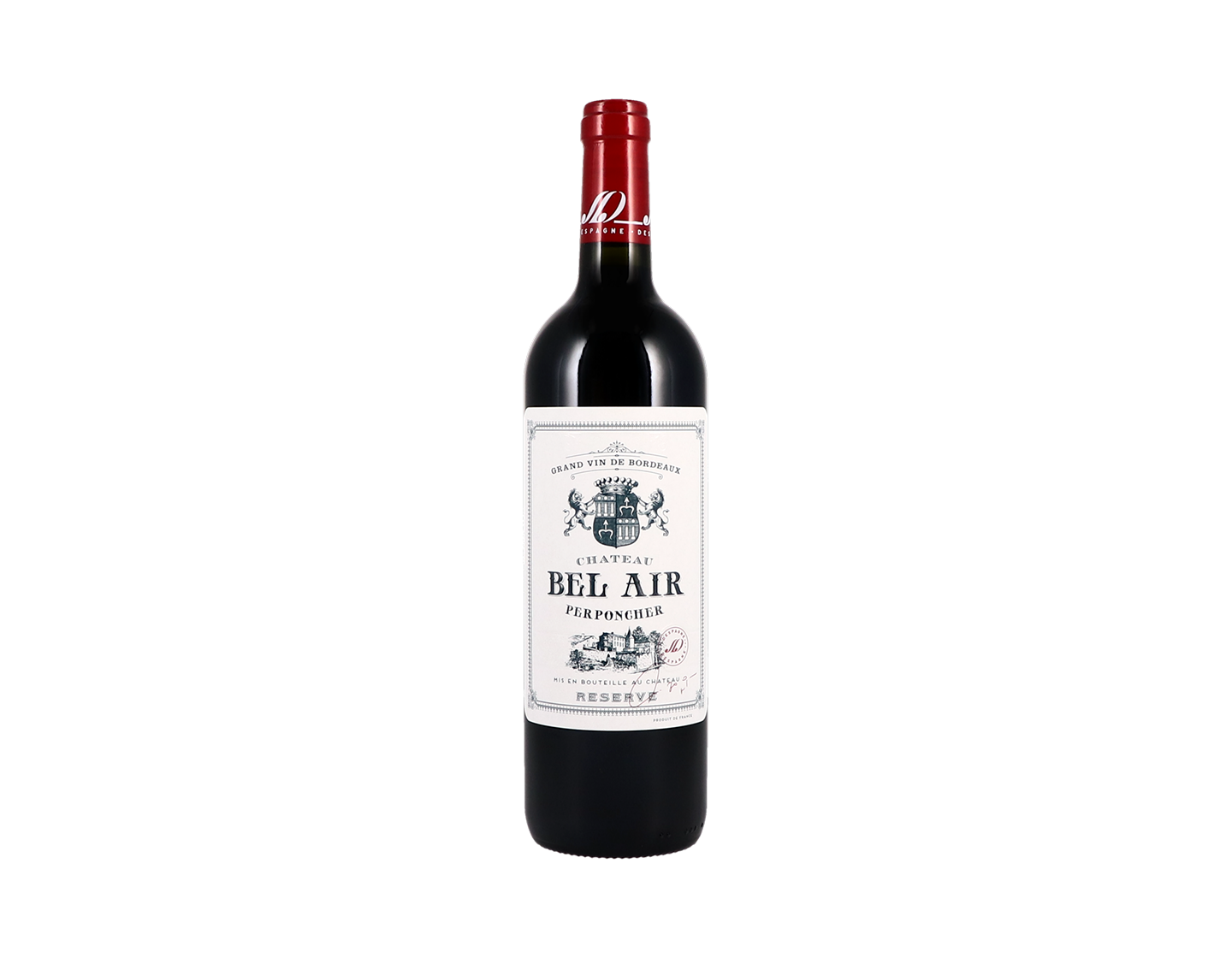 Ch Bel Air Perponcher Rouge Reserve Bordeaux 2018