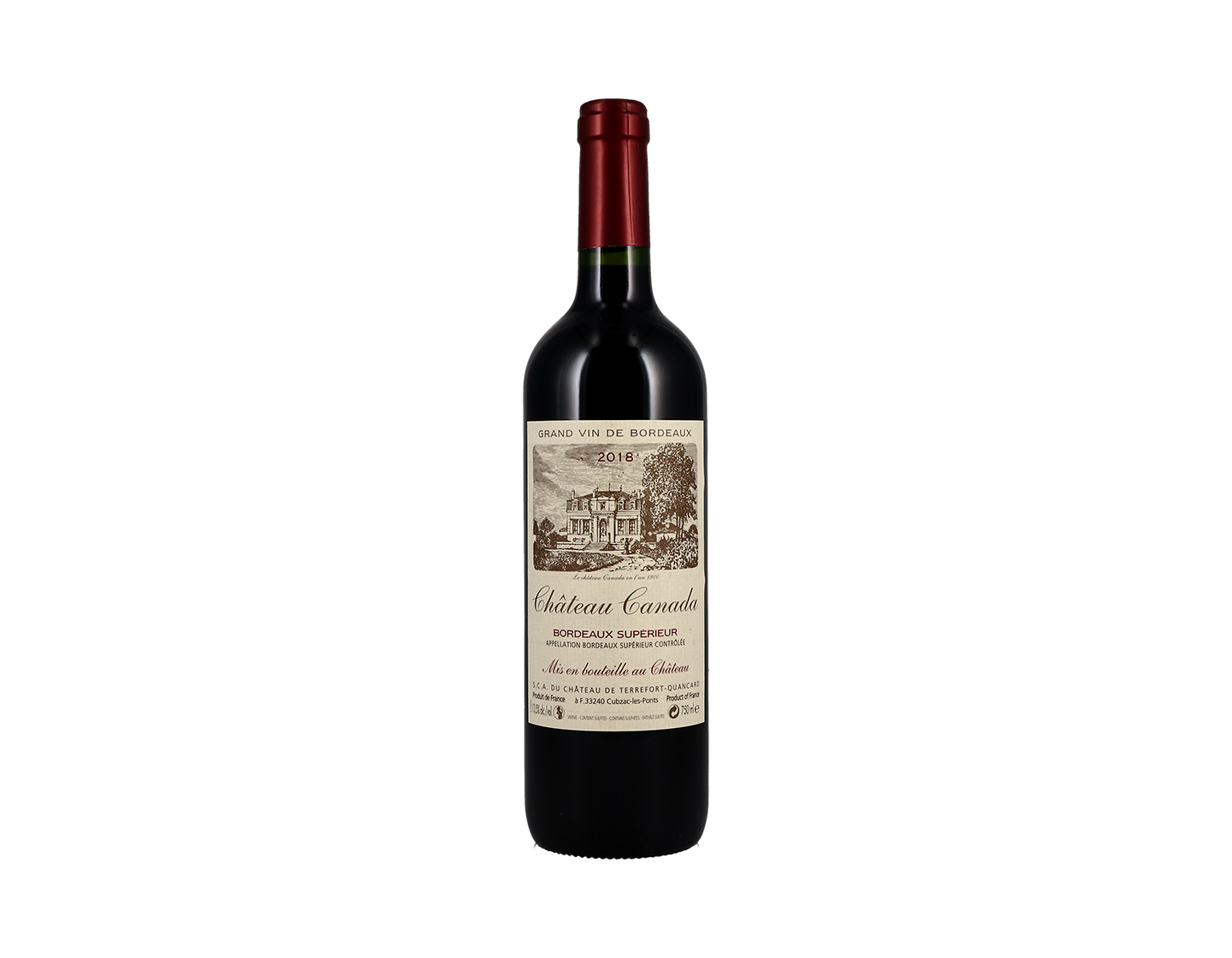 Château Canada, Bordeaux Supérieur 2018