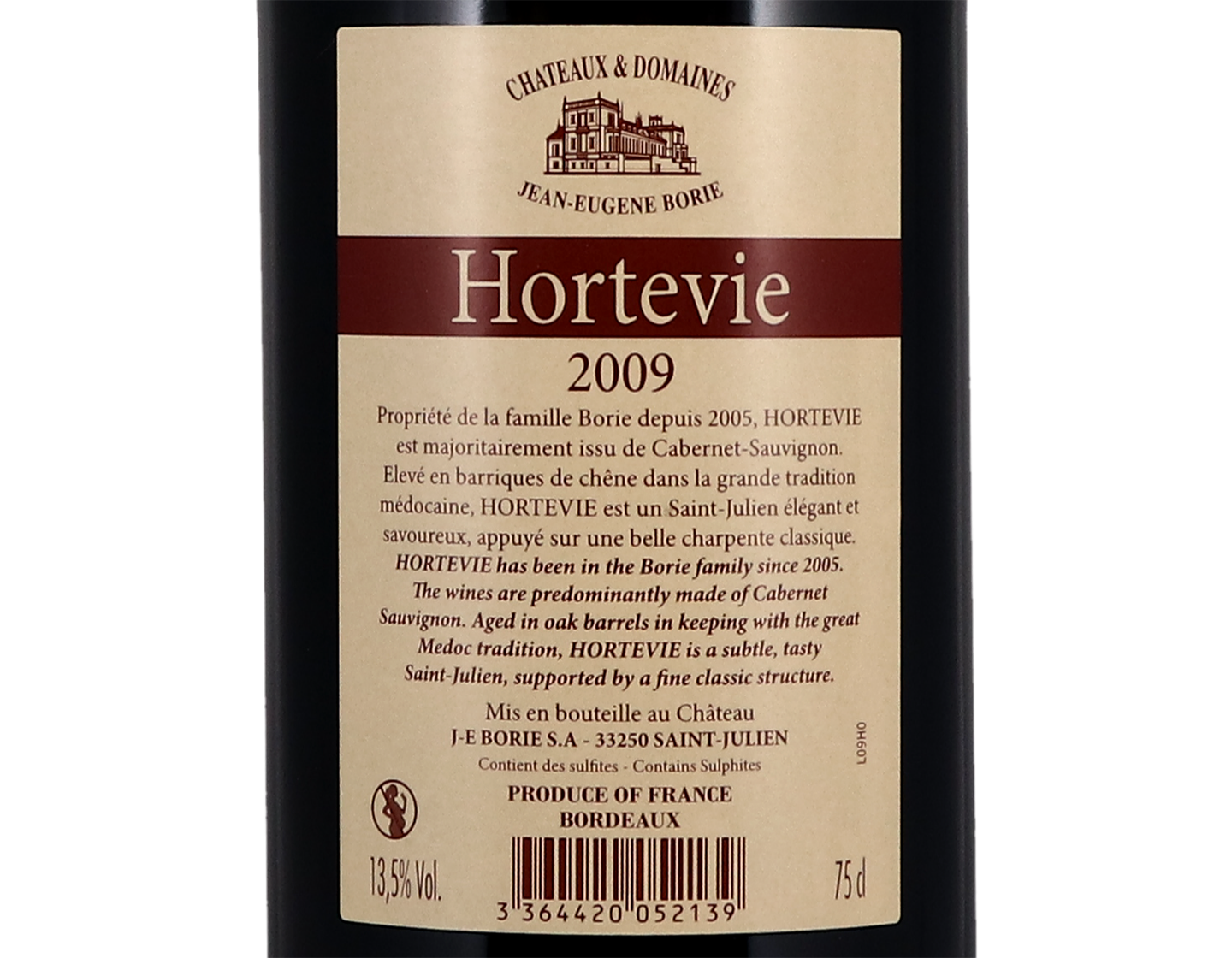 Hortevie 2009 St Julien