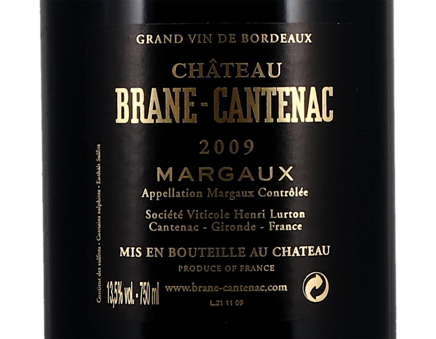Ch Brane Cantenac 2009 Margaux