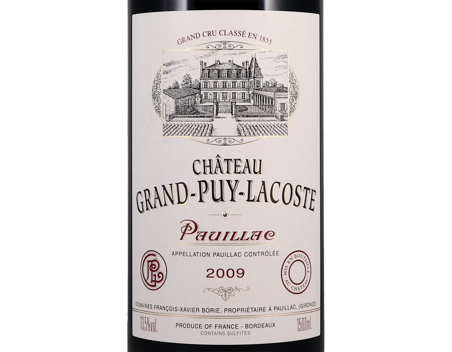 Ch Grand Puy Lacoste 2009 Pauillac Magnums