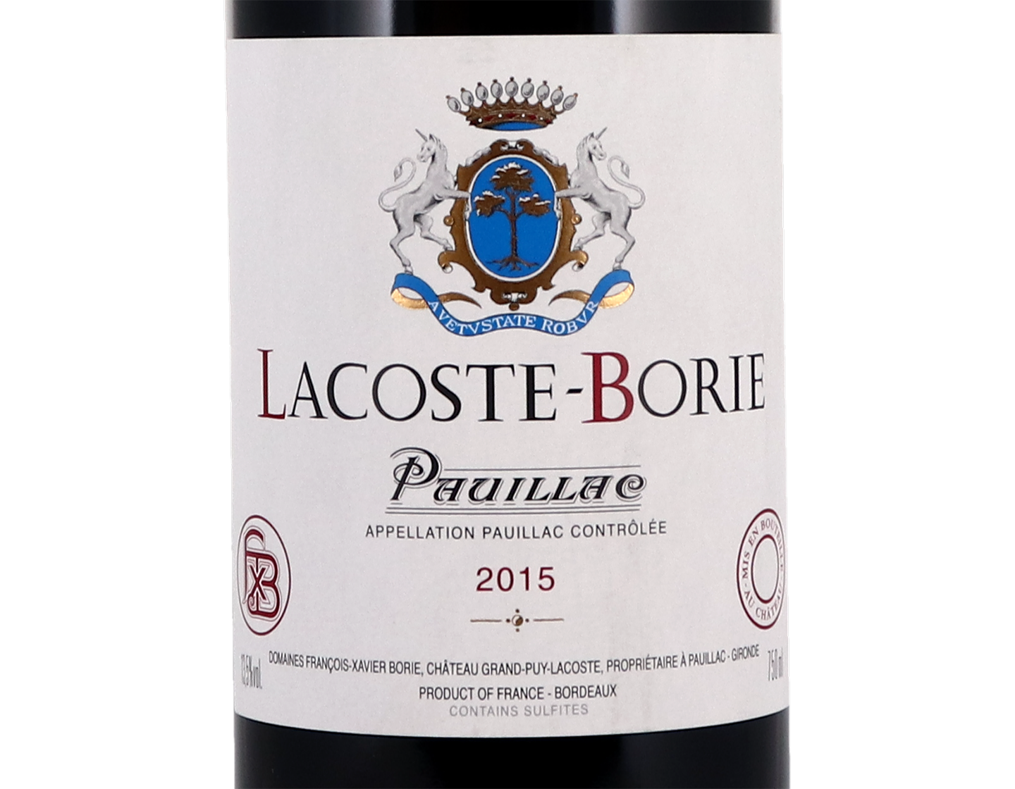 Lacoste Borie Pauillac 2015