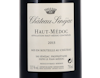 Ch Senejac Haut Medoc 2015 view 3