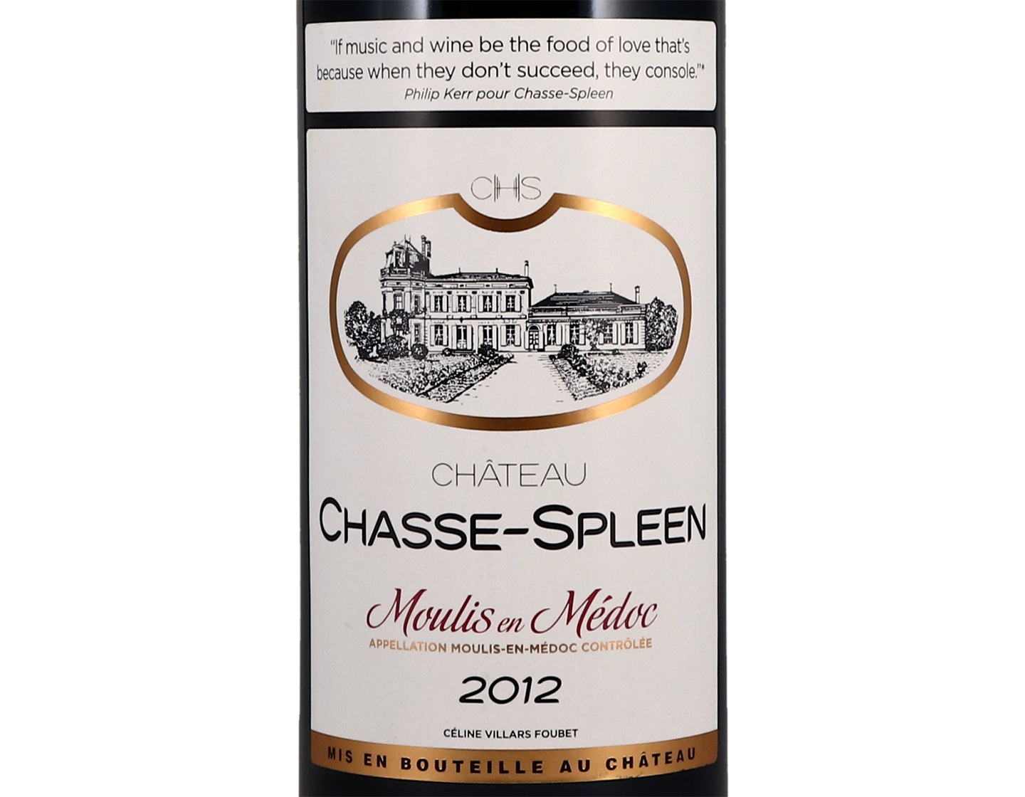 Château Chasse-Spleen, Moulis-en-Médoc 2012