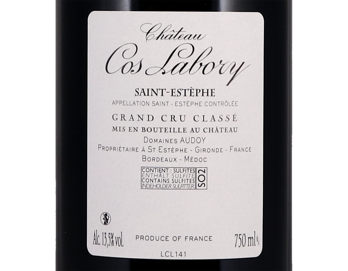 Ch Cos Labory Saint-Estephe 2014
