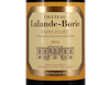 Ch Lalande Borie Saint Julien 2014 view 2