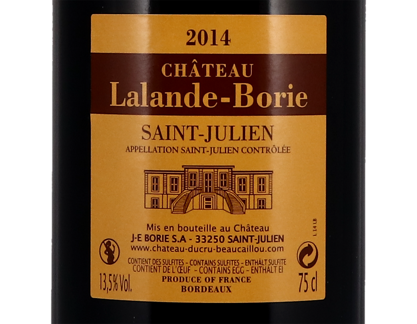 Ch Lalande Borie Saint Julien 2014