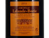 Ch Lalande Borie Saint Julien 2016 view 3