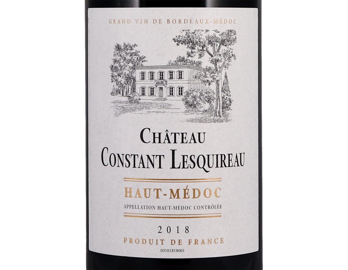 Château Constant Lesquireau, Haut-Médoc 2018