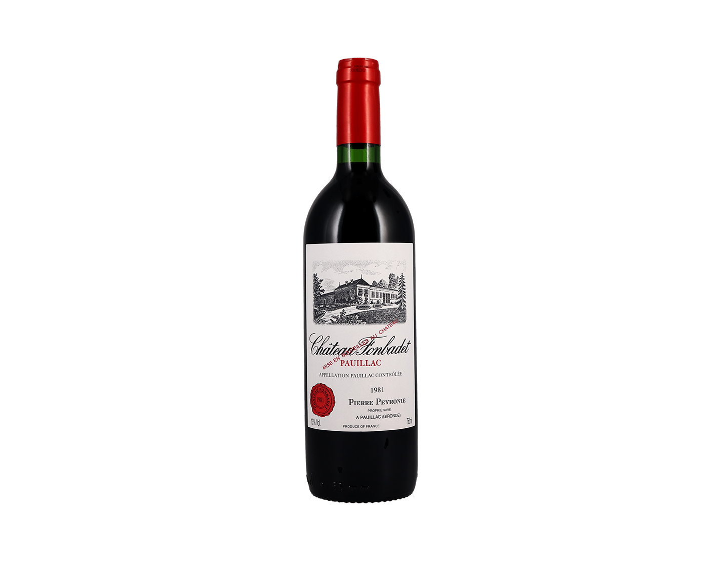 Ch Fonbadet Pauillac 1981
