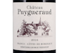Ch Puygueraud Cotes de Francs 2016 view 2