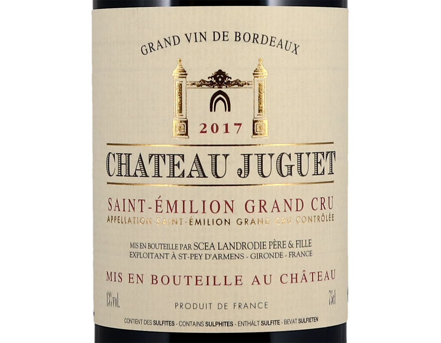 Château Juguet, Saint-Emilion Grand Cru 2017