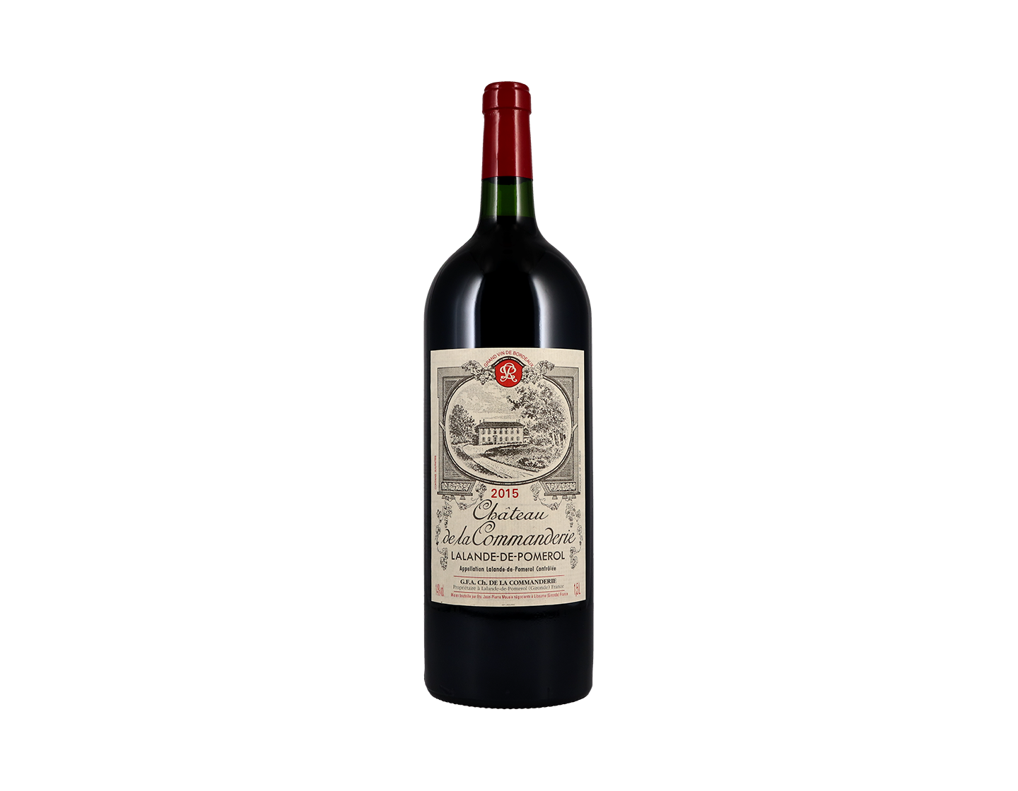 Château de la Commanderie Lalande de Pomerol 2015 Magnums
