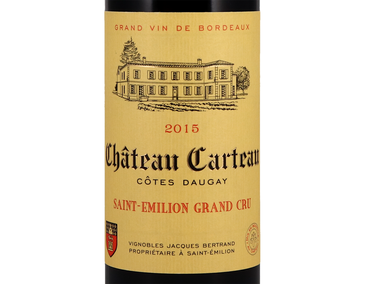 Ch Carteau Cotes Daugay Saint Emilion 2015 Halves