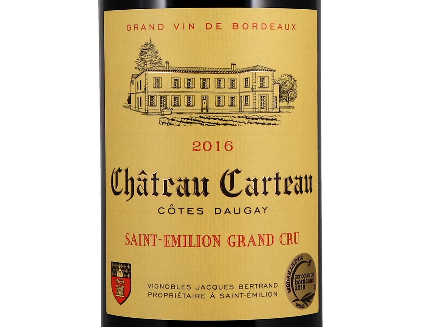 Ch Carteau Cotes Daugay Saint Emilion 2016