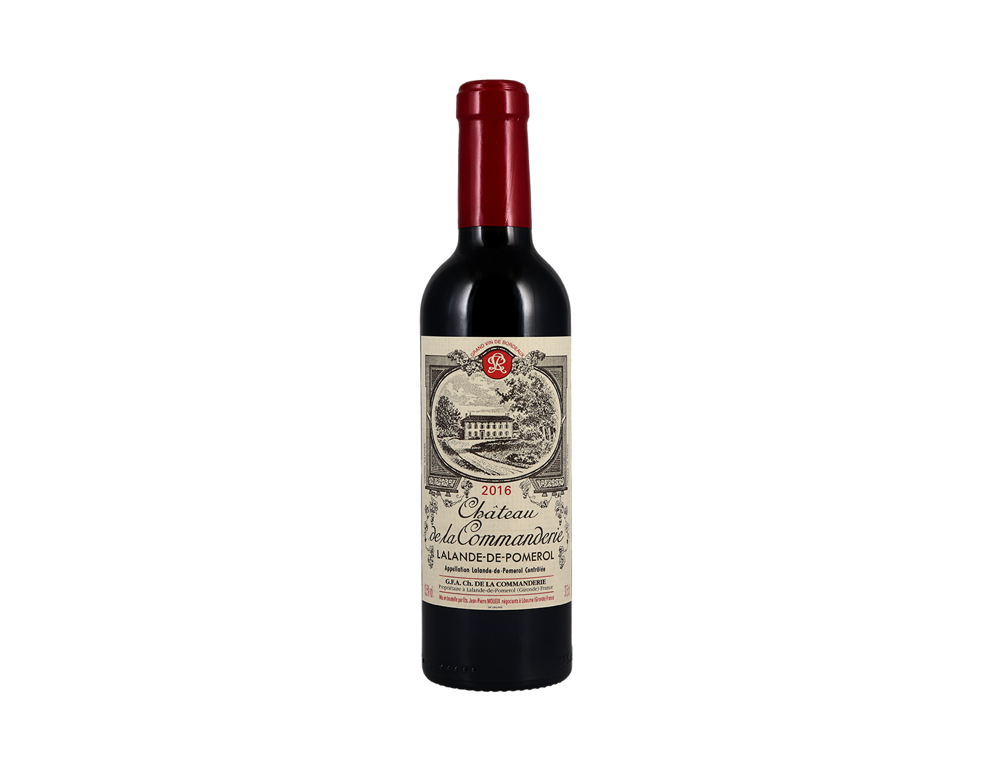 Half bottle of Château de la Commanderie, Lalande-de-Pomerol 2016