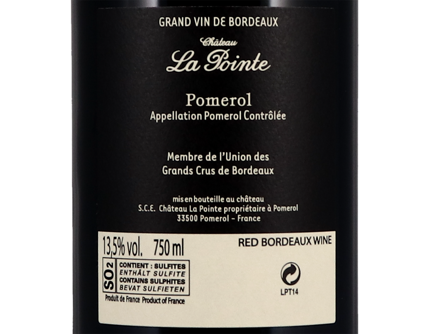 Ch La Pointe Pomerol 2014