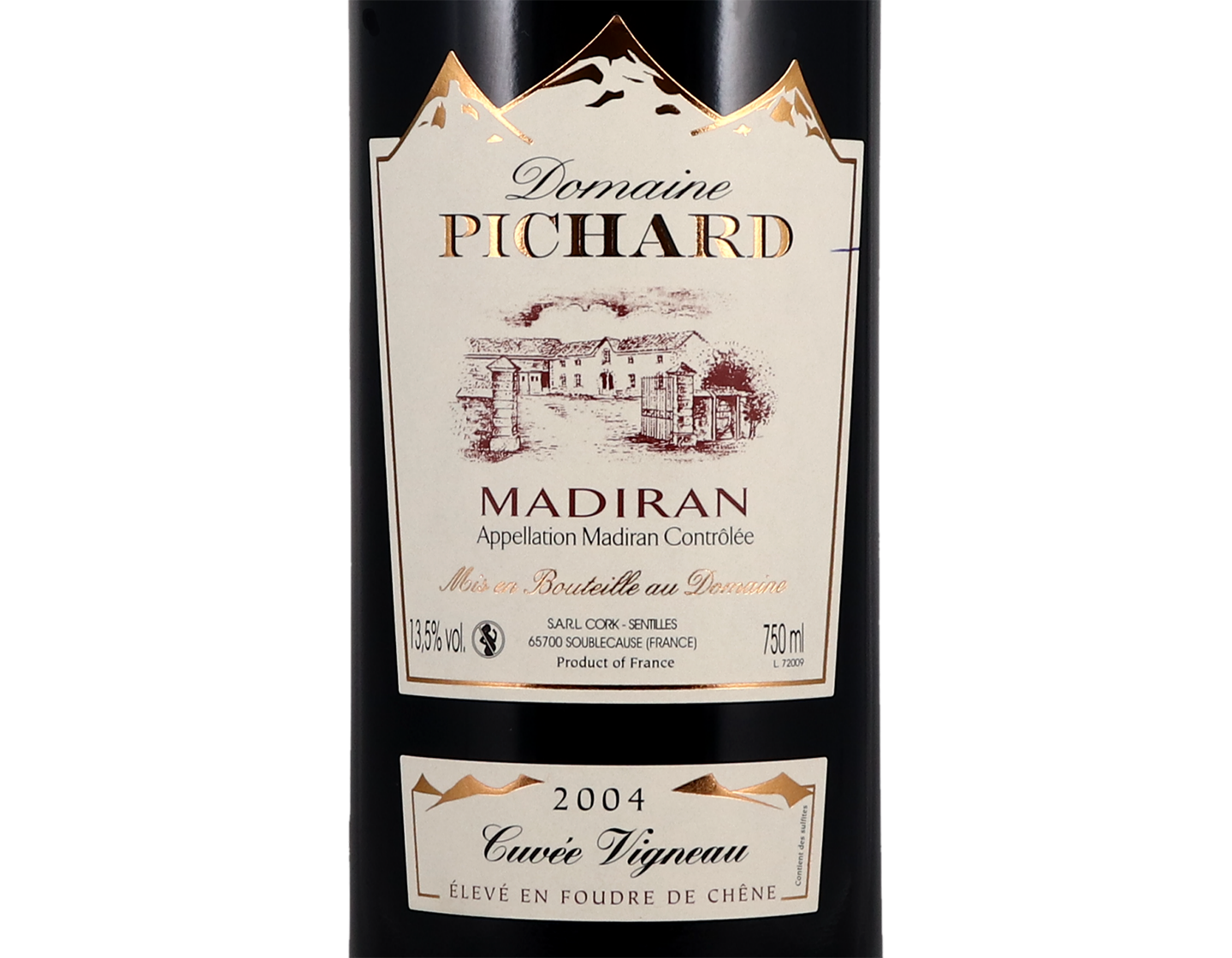 Madiran Cuvee Auguste Vigneau Domaine Pichard 2004